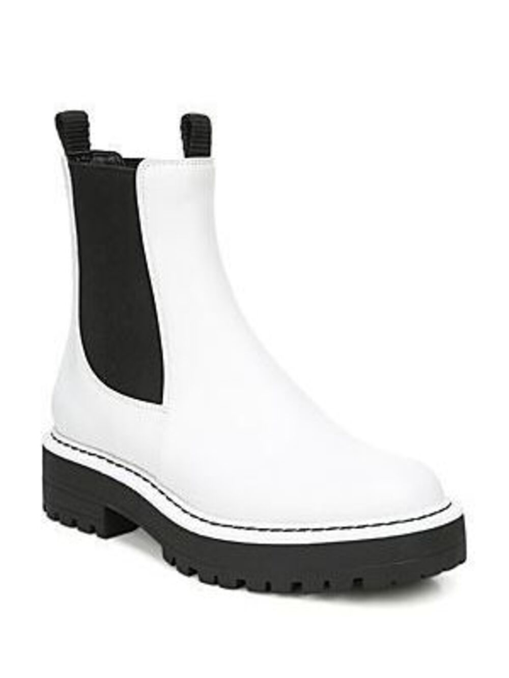 Sam Edelman Laguna Leather Chelsea Boots White 8M ($170)